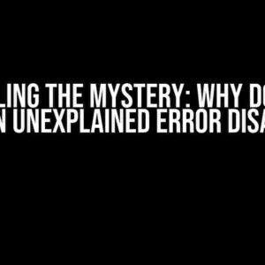 Unraveling the Mystery: Why Does ipdb Make an Unexplained Error Disappear?